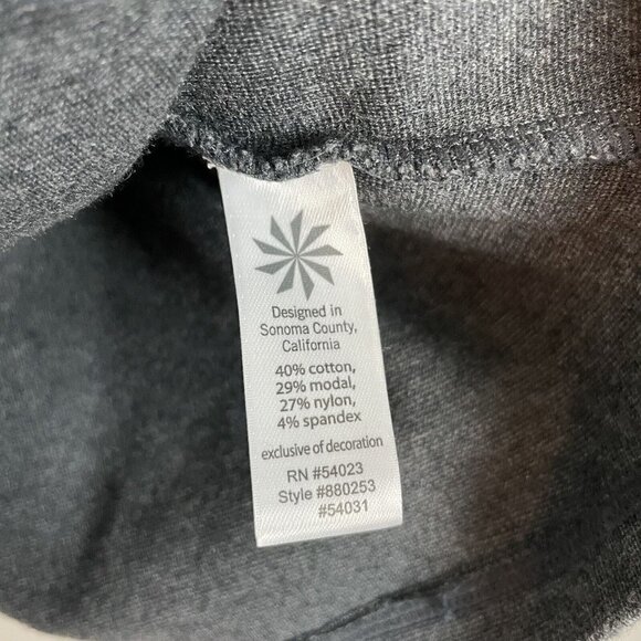 Athleta Dress Womens Size Small Gray Ponte Celebration Long Sleeve Knit - Picture 6 of 10